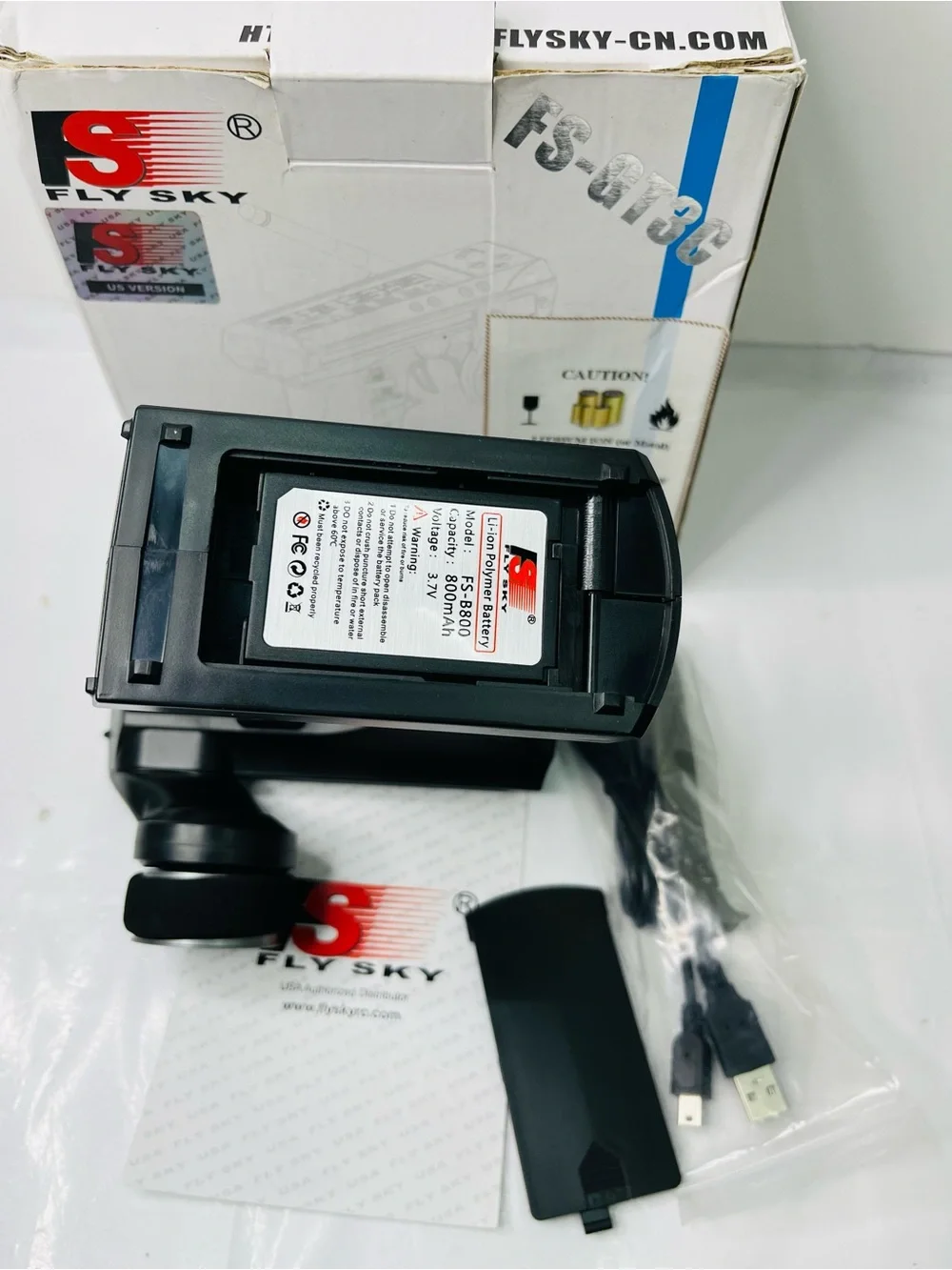 FlySky FS-GT3C 2.4GHz 3-Channel RC Transmitter - New Open Box - Pictures Tested